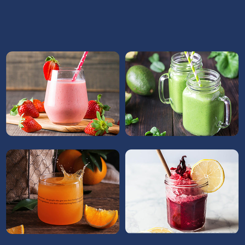USB Şarjlı 6 Bıçaklı Taşınabilir Blender – Smoothie & Meyve Sıkacağı