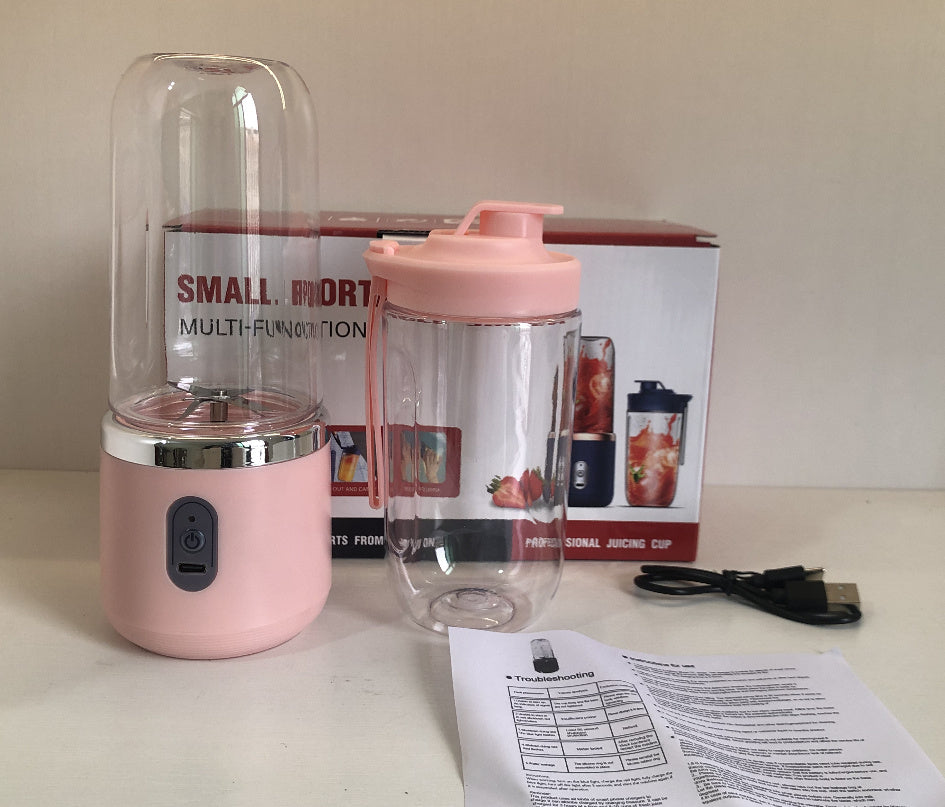 USB Şarjlı 6 Bıçaklı Taşınabilir Blender – Smoothie & Meyve Sıkacağı