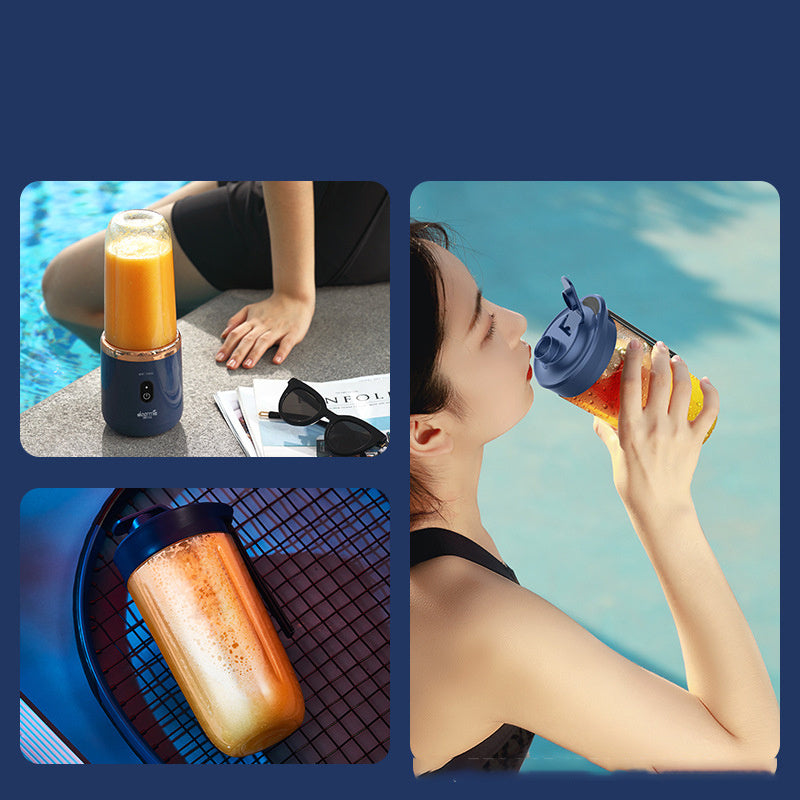 USB Şarjlı 6 Bıçaklı Taşınabilir Blender – Smoothie & Meyve Sıkacağı