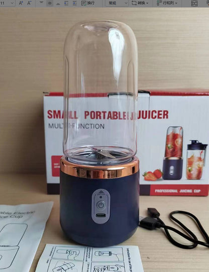 USB Şarjlı 6 Bıçaklı Taşınabilir Blender – Smoothie & Meyve Sıkacağı