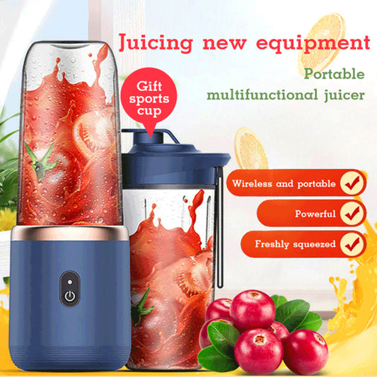 USB Şarjlı 6 Bıçaklı Taşınabilir Blender – Smoothie & Meyve Sıkacağı